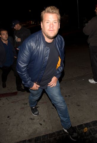 James Corden arrives at Chateau Marmont hotel