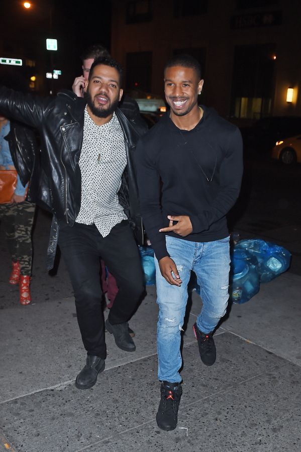Michael B. Jordan arrives to Game nightclub