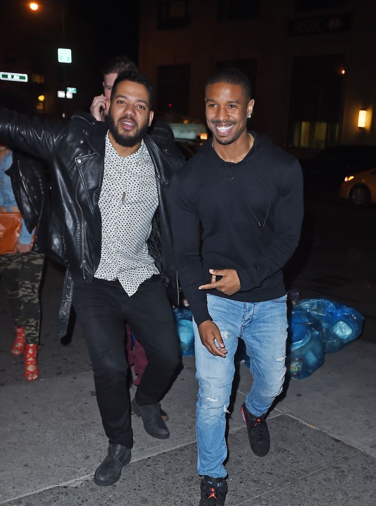 Michael B. Jordan was spotted looking as hunky as ever after a night of partying in NYC.