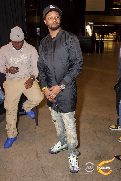 BJ The Chicago Kid Posing at the All Def Comedy Live event presented by Celsius.