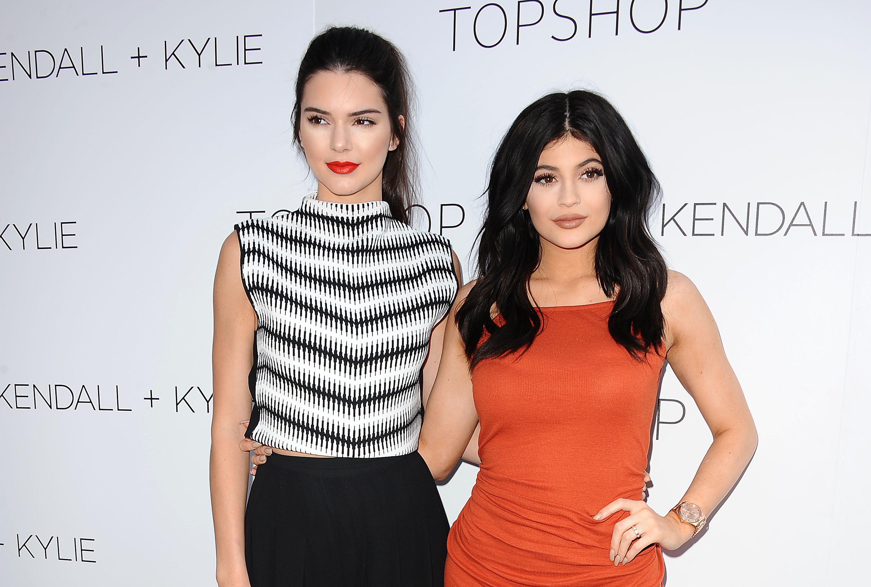Kendall + Kylie Fashion Line Launch Party At Topshop