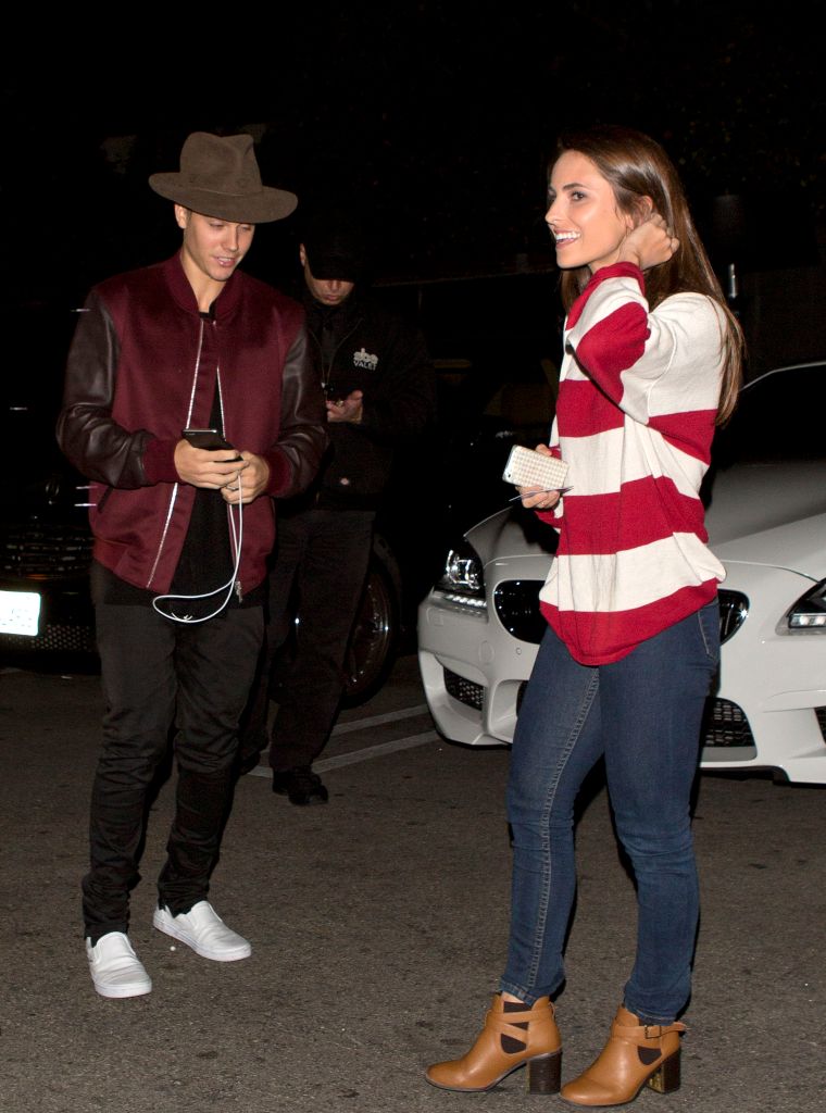 Justin Bieber is seen out with a mystery girl.