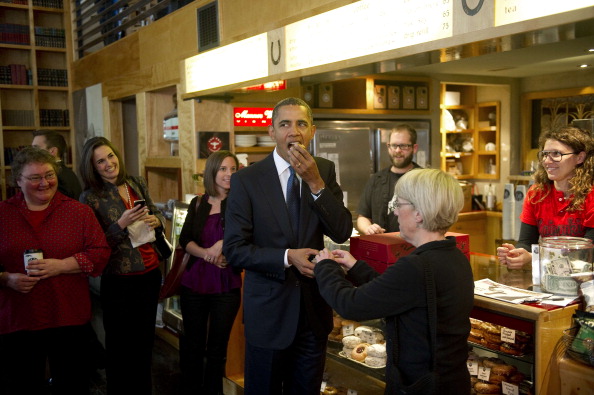 President Obama indulges.
