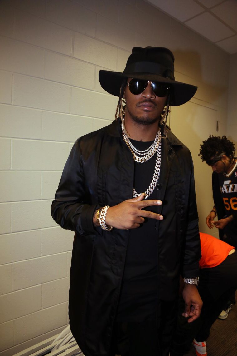 His stage name was born when members of the hip-hop musical collective, The Dungeon Family, called him “The Future.”