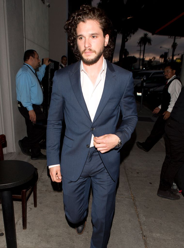 Hey, stud muffin! "Game of Thrones" star Kit Harington was spotted heading to dinner at Craig's restaurant in West Hollywood.