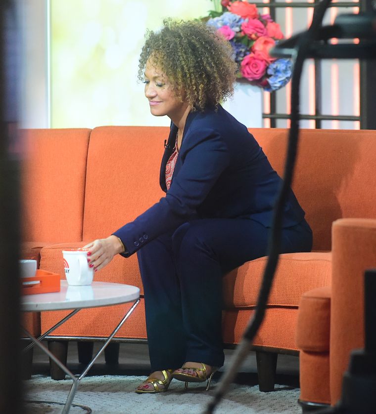 Rachel Dolezal in current times, identifying as a Black woman.