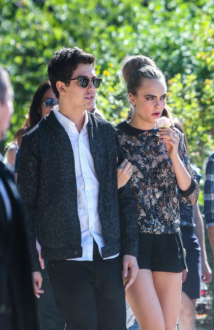 Nat Wolff and Cara Delevingne hit a special photocall for their film “Paper Towns” together in Paris.