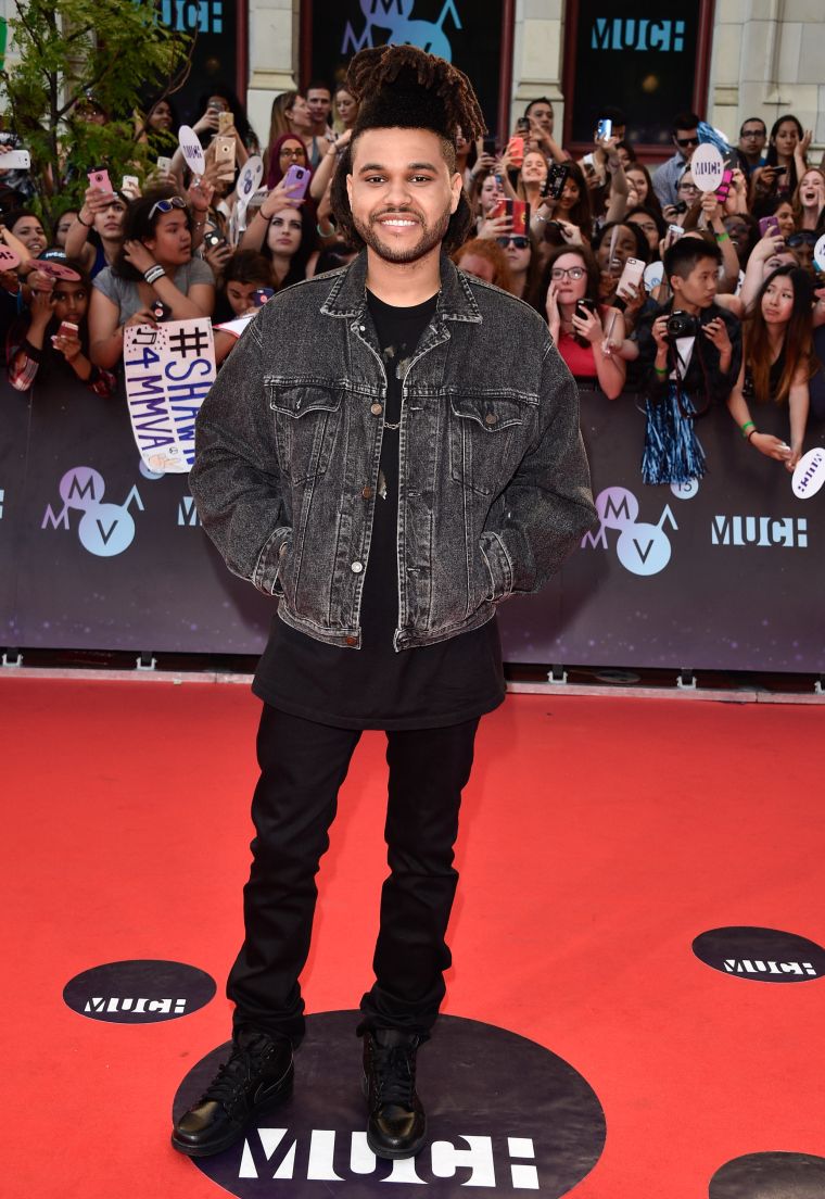 The Weeknd kept things casual, as he tends to do so well.