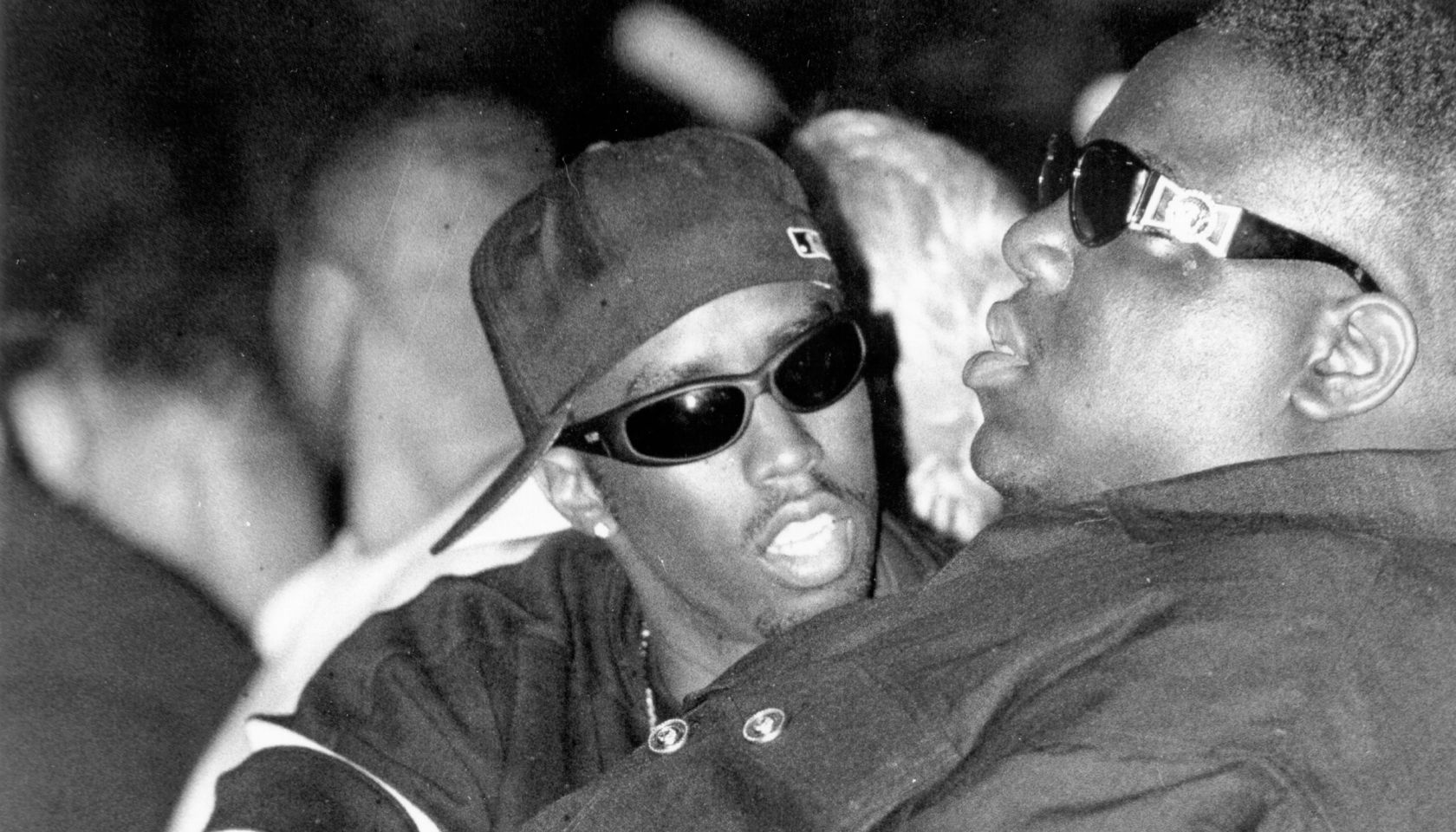 P Diddy and Biggie Smalls at the 1995 Source Awards
