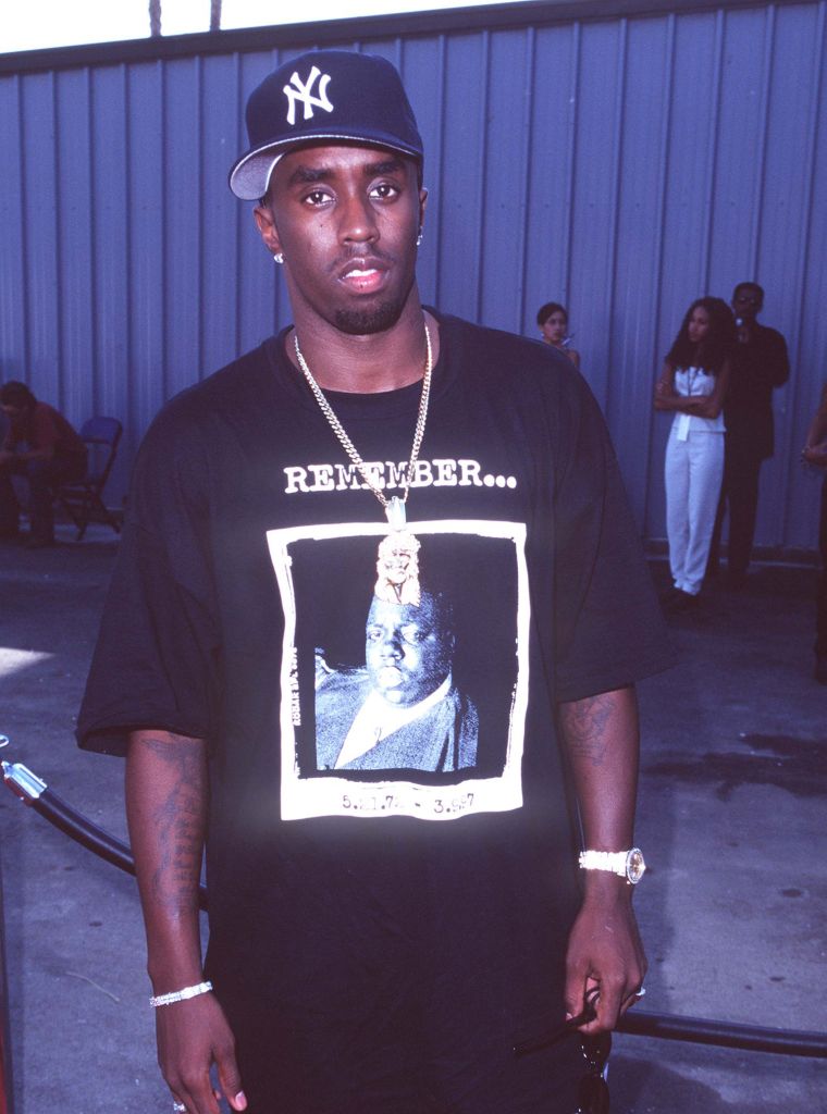 Diddy flaunting his bling in 1997.