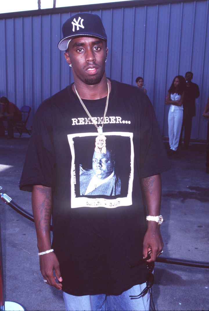 Diddy flaunting his bling in 1997.