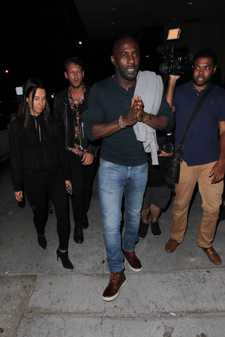 Simple and stylish, Idris can do no wrong.