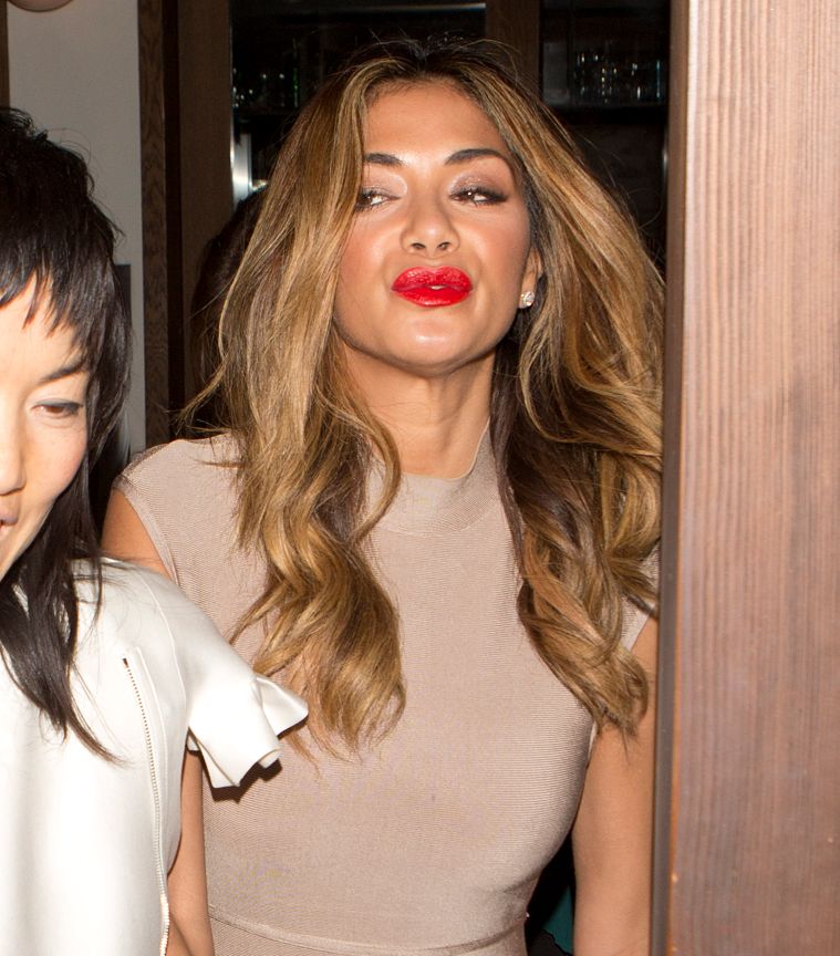 Nicole Scherzinger looks like she had an epic time having dinner Cecconi's Italian Restaurant in West Hollywood, CA.
