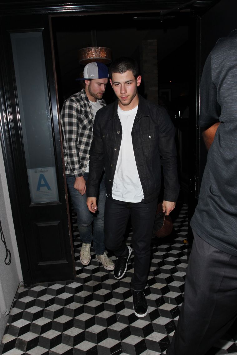 Nick Jonas was spotted at Craig’s restaurant in Hollywood, after news of his breakup with Olivia Culpo hit the ‘net.