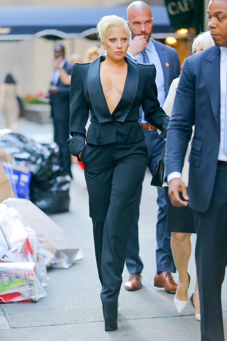 Lady Gaga struts her stuff and lets the girls out – again – in NYC.