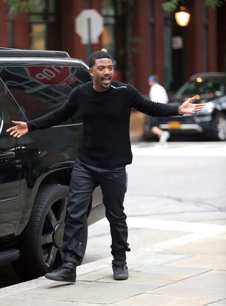 Ray J amps himself up as he tapes his new secret reality tv show, “Driven to Love.”