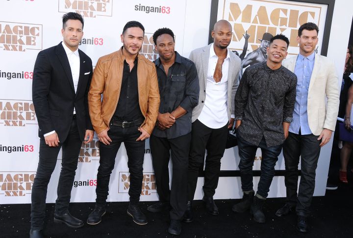 The men of “Magic Mike XXL.”