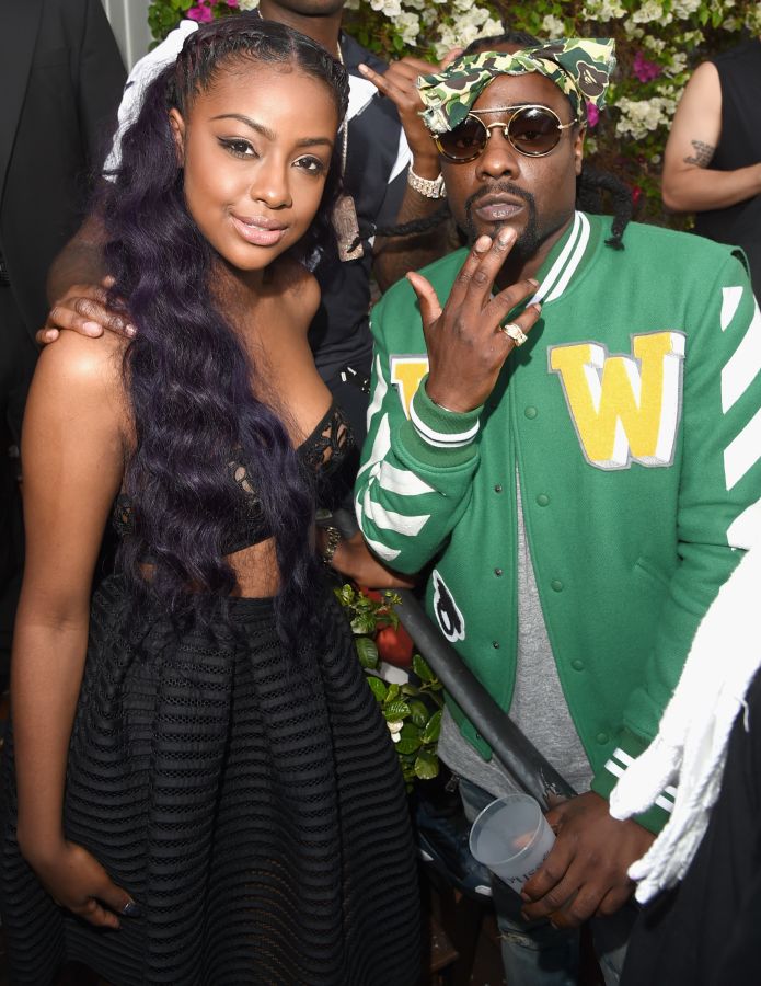 Justine Skye and Wale attend Tidal X: MEEK MILL at Mondrian Hotel on June 26, 2015