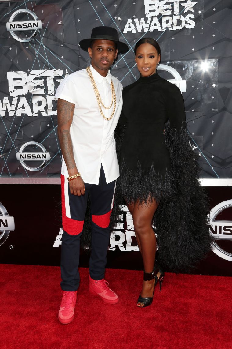 Fabolous and Kelly Rowland hit the carpet.