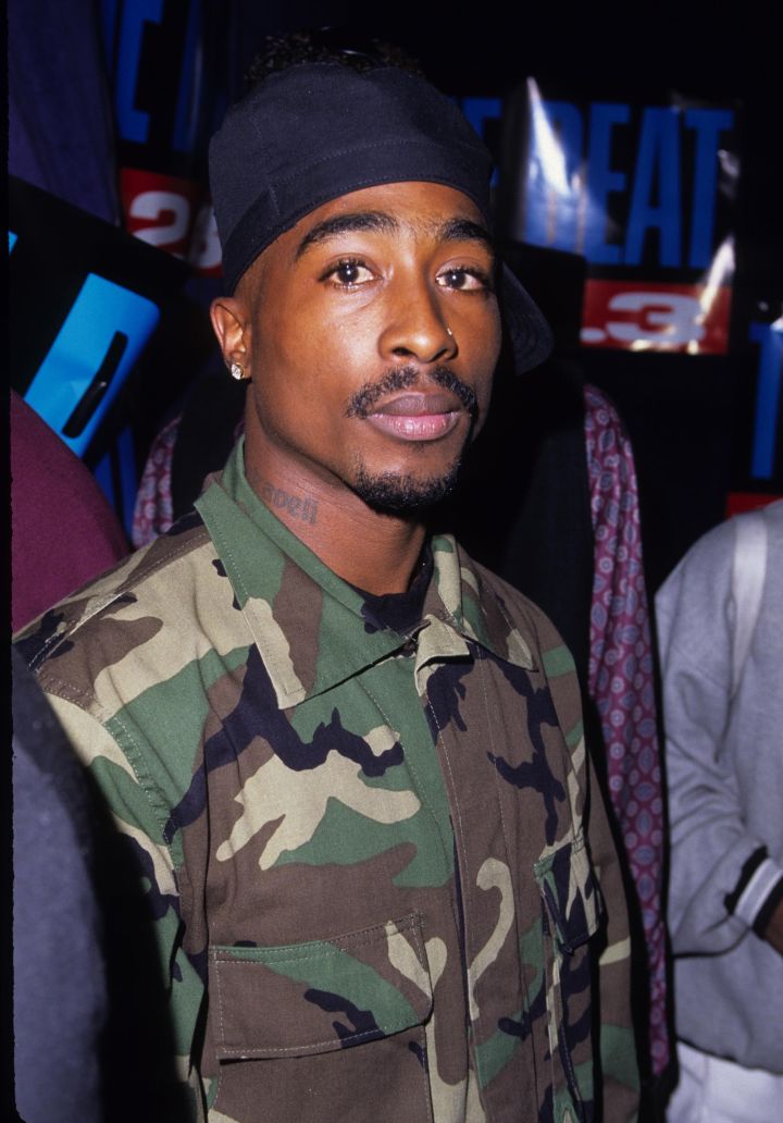 Tupac Shakur (age 25): shot and killed in 1996.