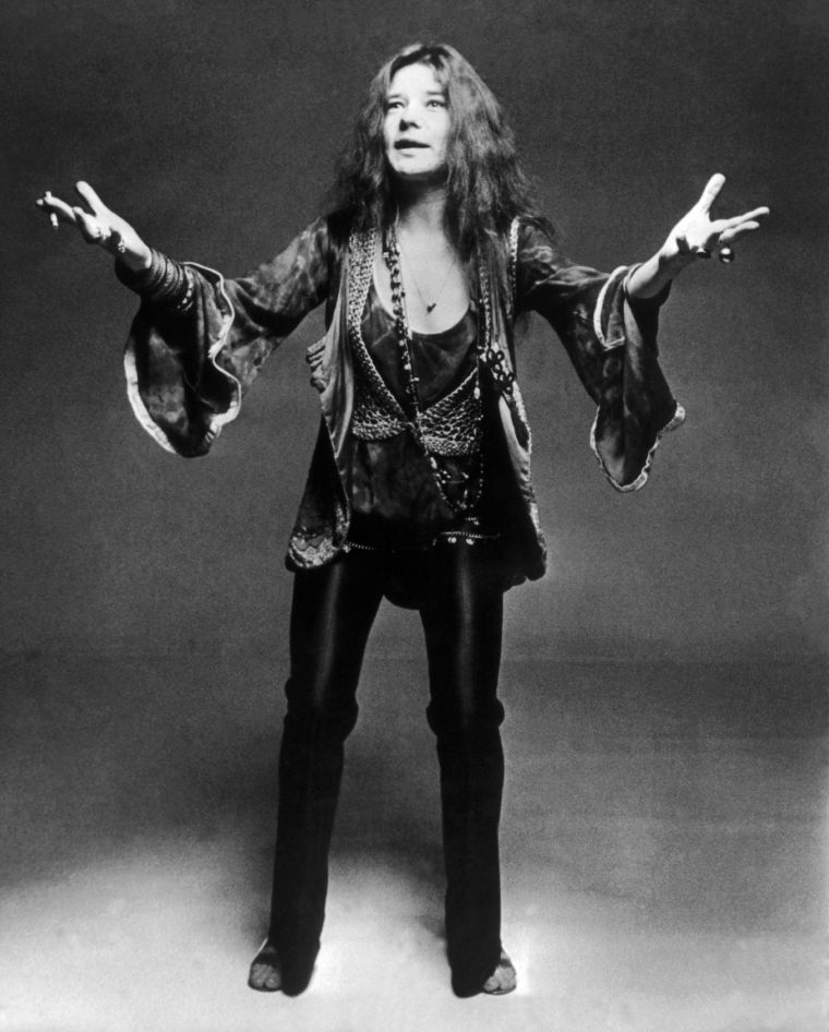 Janis Joplin (age 27): died from a heroin overdose in 1970.