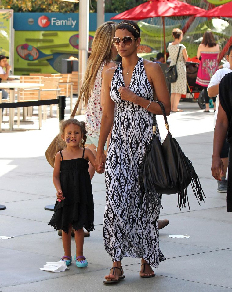 Halle Berry was 41 when she had her first child, daughter Nahla Ariela Aubry.