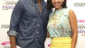Meagan Good and Morris Chestnut at Essence Festival 2015