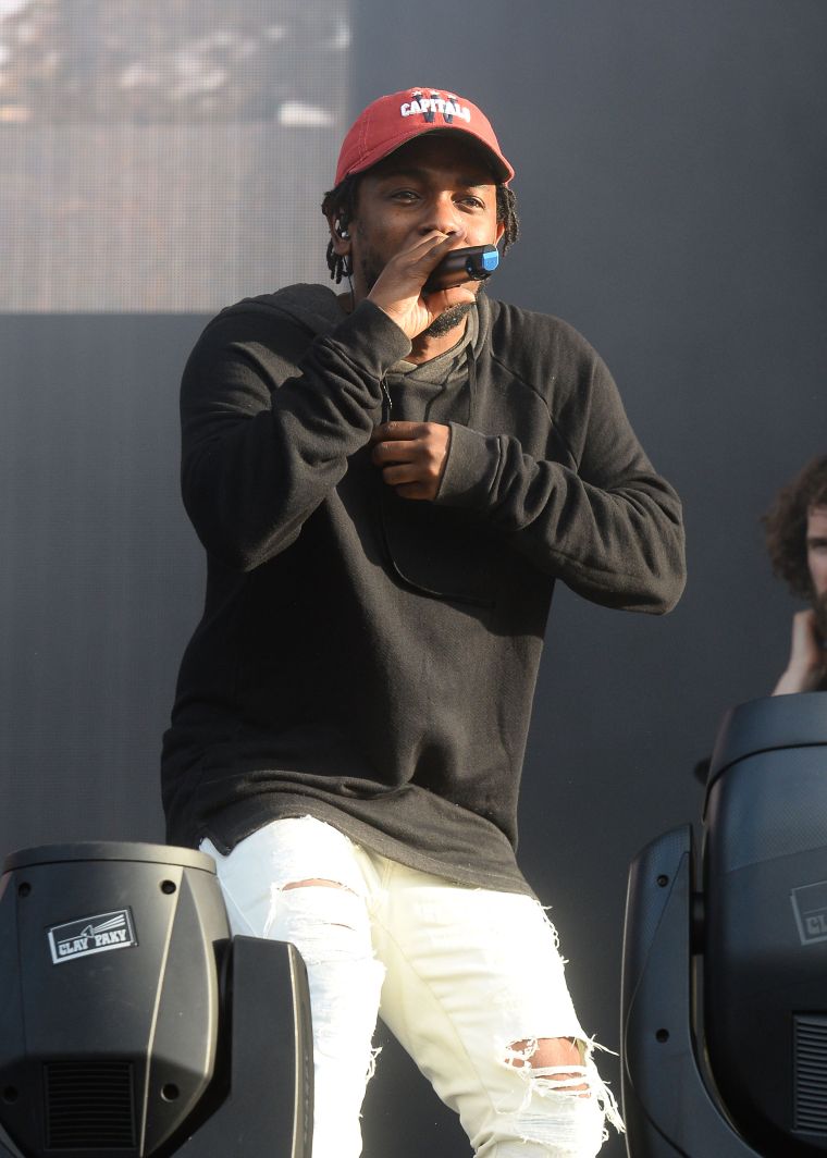 Kendrick Lamar hit the stage at the Wireless Festival in the UK.