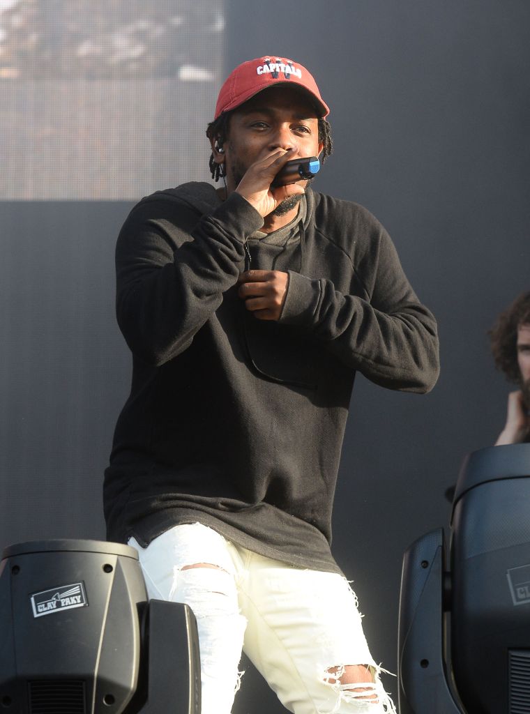 Kendrick Lamar hit the stage at the Wireless Festival in the UK.