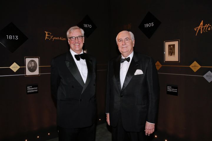 Eighth Generation Member Of The Hennessy Family, Maurice Hennessy, and fellow Hennessy Exec
