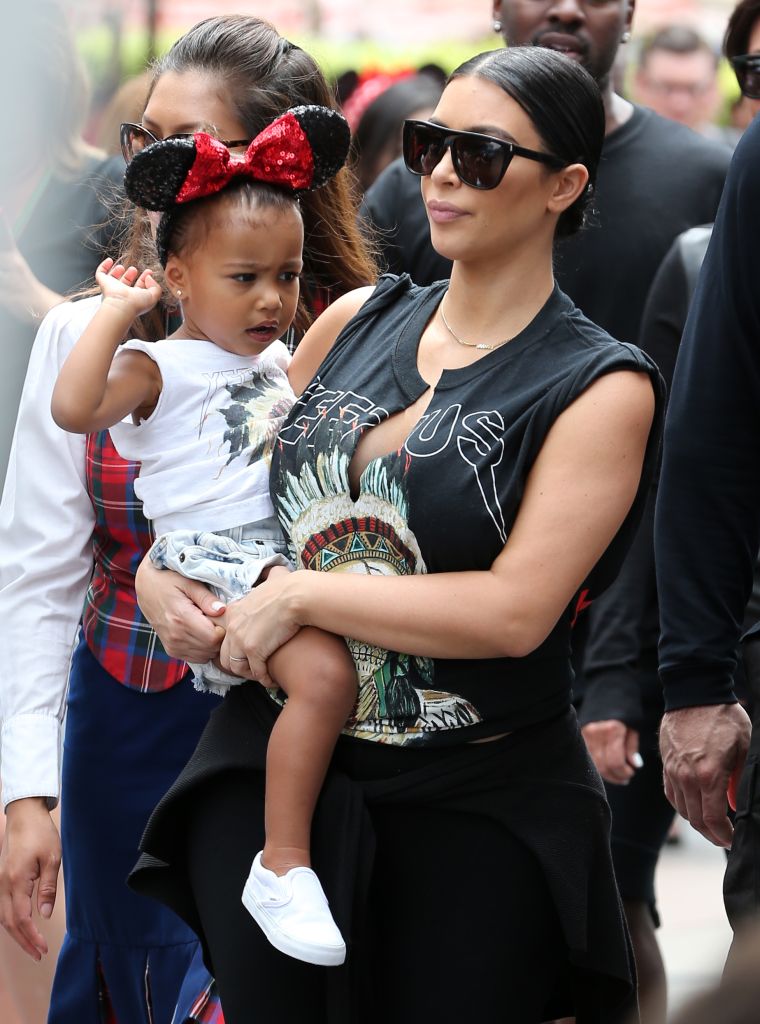 North West lets everyone know who's boss.