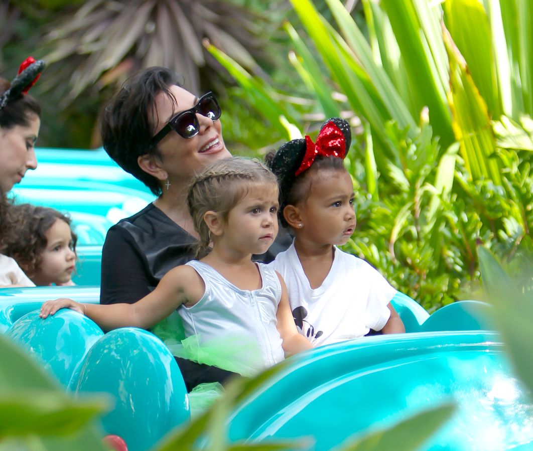 Penelope Disick's birthday at Disneyland - Kris Jenner, North West