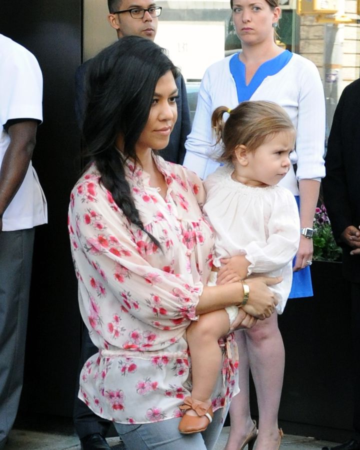 Penelope Disick, Kourtney kardashian
