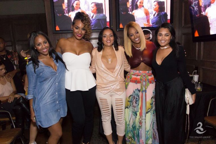 BBWLA stars Brandi Maxiell, Malaysia Pargo, and Patrice Curry attend fourth season premiere viewing event in Hollywood.