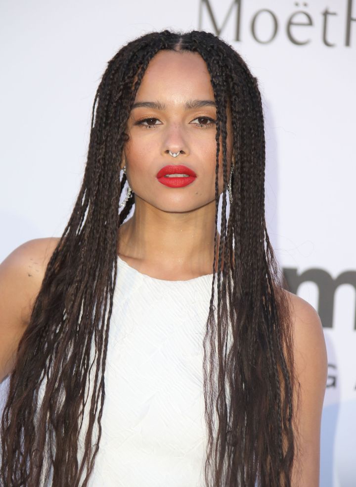 Zoe Kravitz’s braids give her a look of Black excellence.