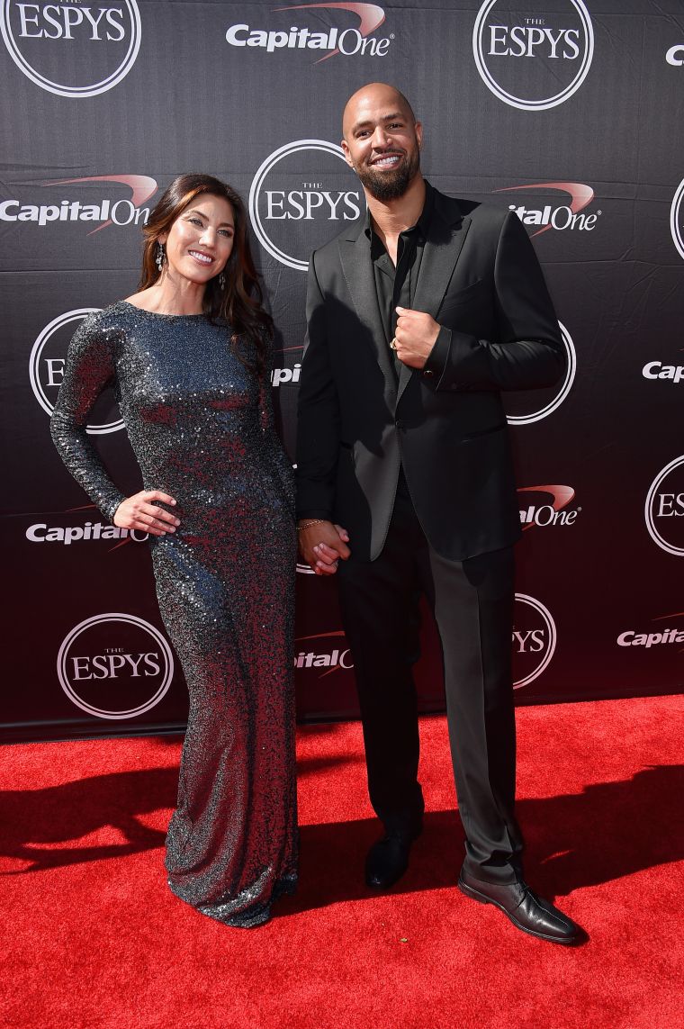 Hope Solo and Jerramy Stevens