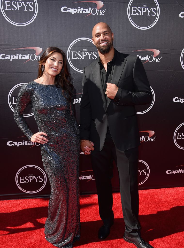Hope Solo and Jerramy Stevens