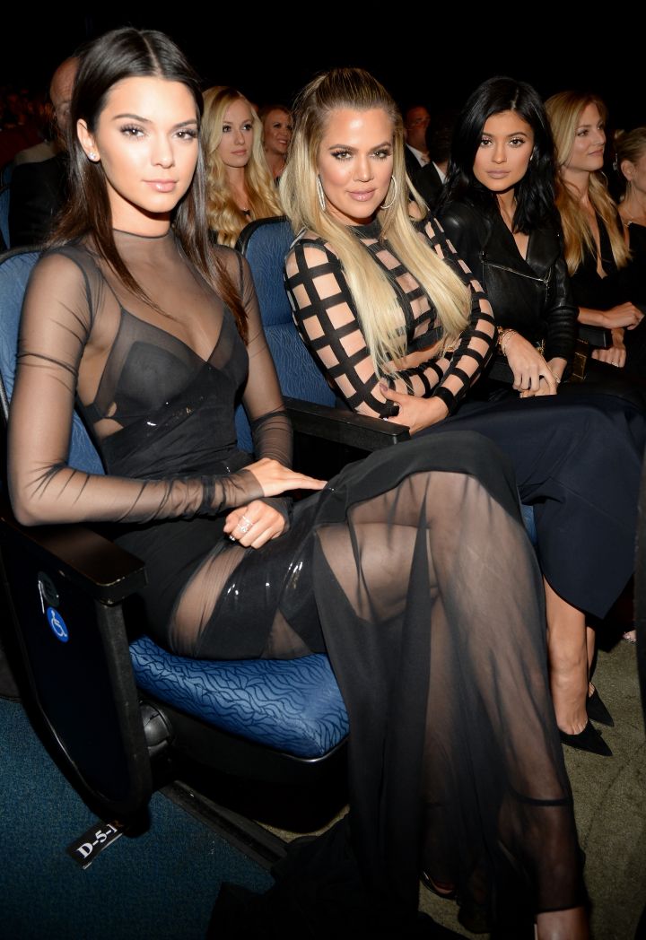 The Kardashian/Jenner sisters were on hand to support Caitlyn Jenner as she accepted an award at the 2015 ESPYS at Microsoft Theater.