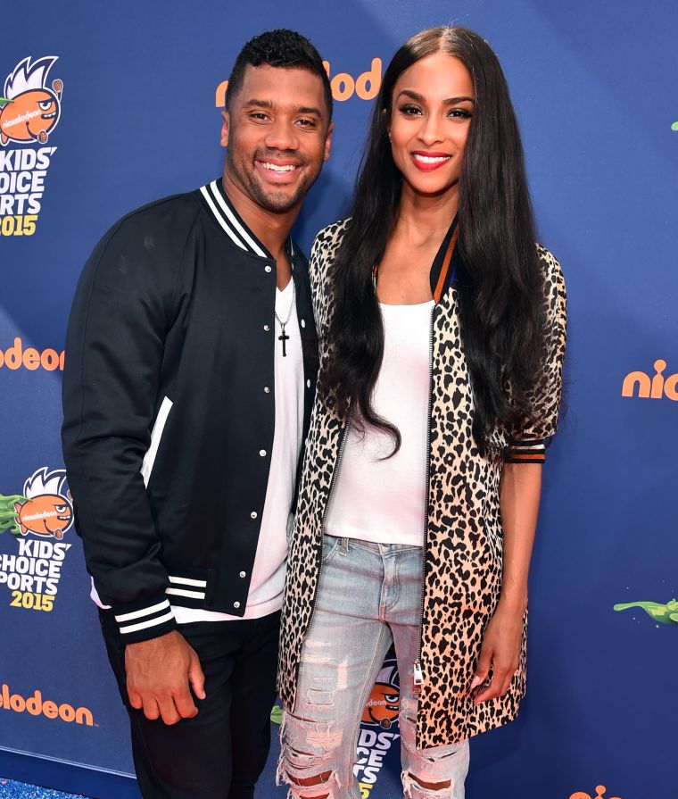 Russell Wilson and Ciara