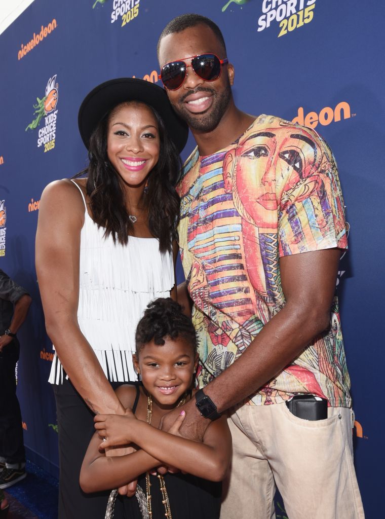 Candace Parker and Sheldon Williams