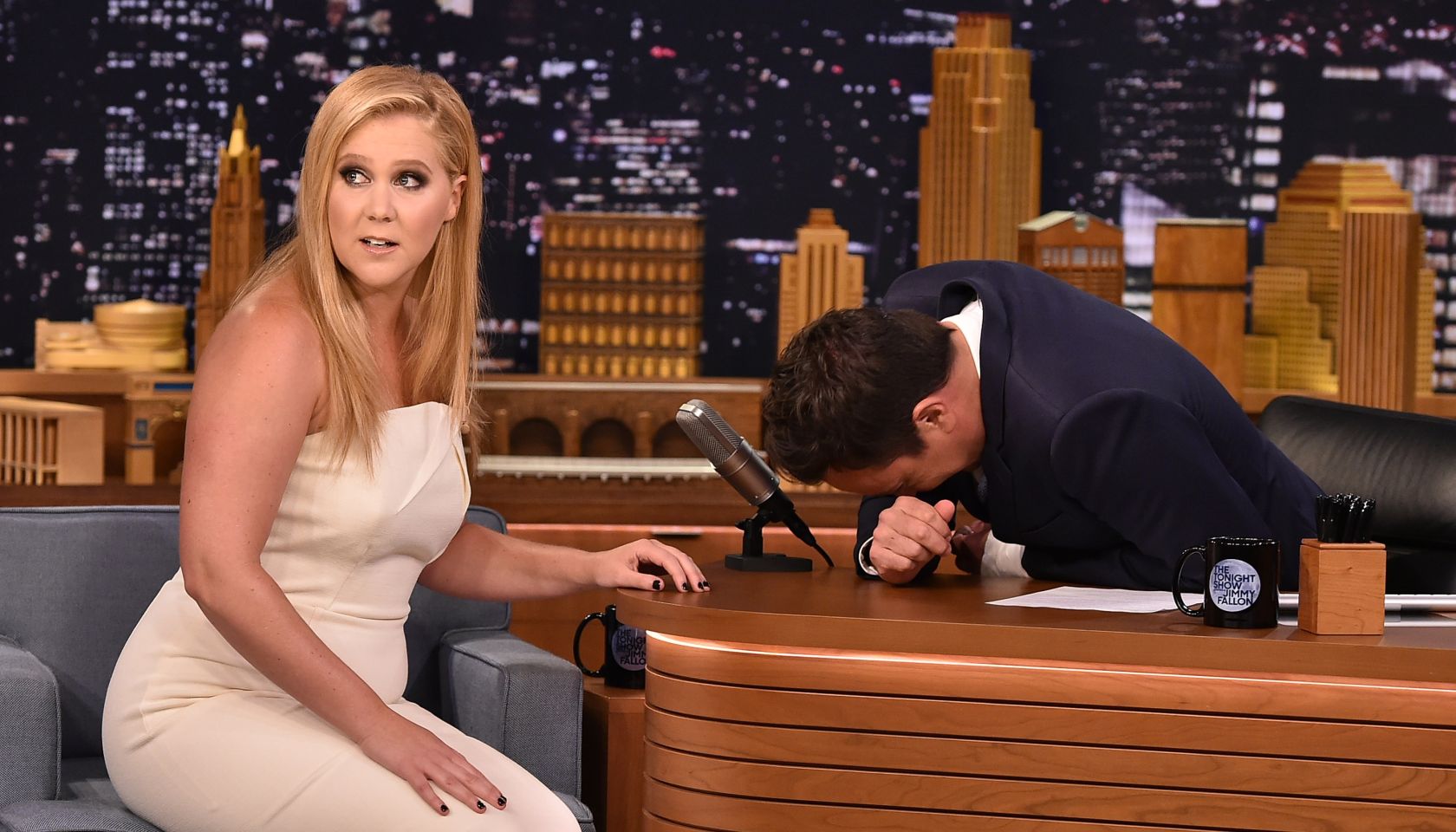 Amy Schumer Visits 'The Tonight Show Starring Jimmy Fallon'