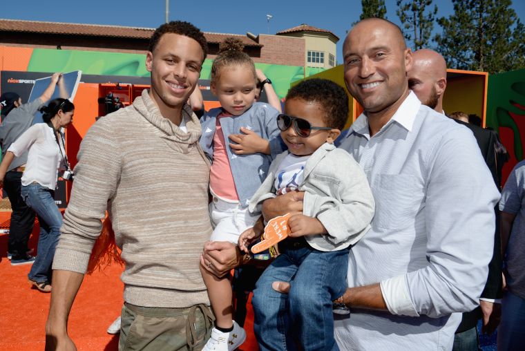 Taking over the red carpet with daddy.