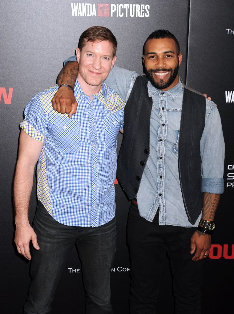 "Power" stars Joseph Sikora & Omari Hardwick pose at the NYC premiere of "Southpaw."