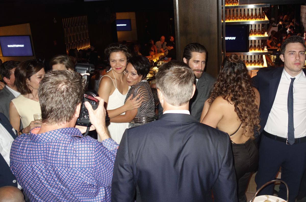 Jake Gyllenhaal, Rachel McAdams & Dascha Polanco, southpaw premiere