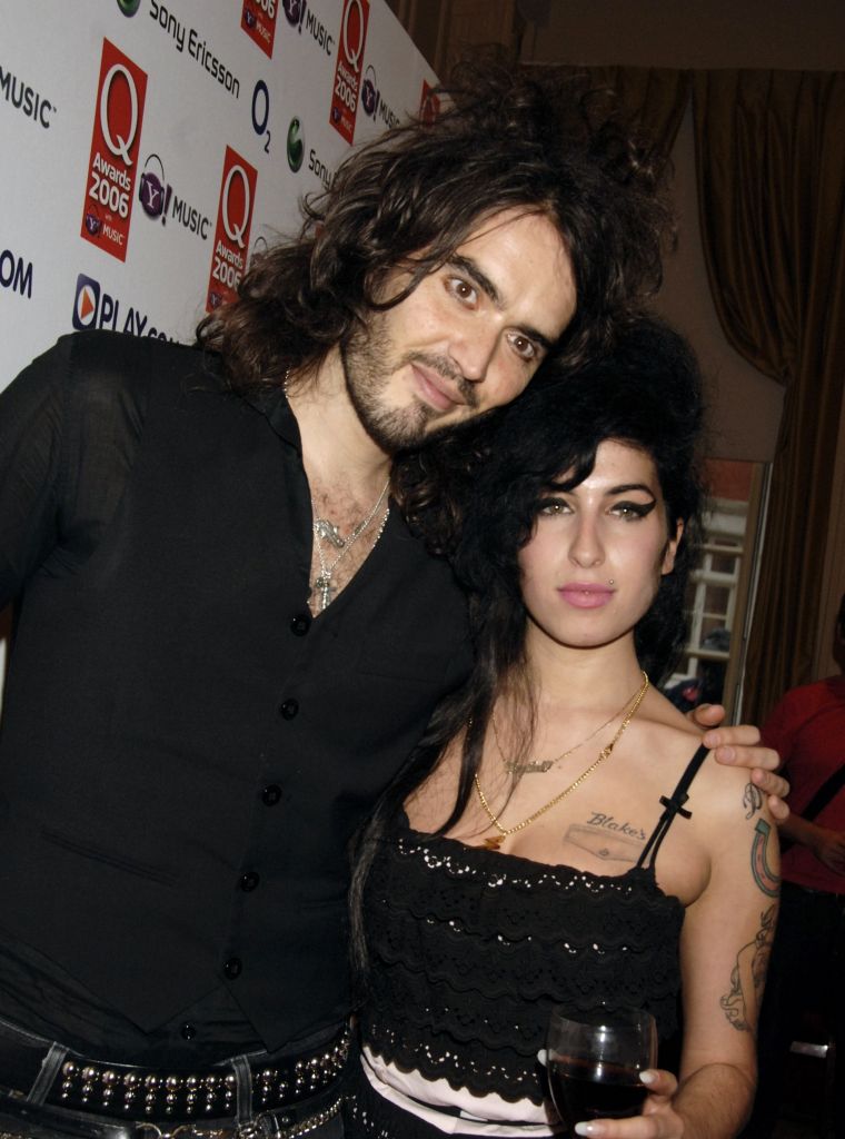 Amy Winehouse and Russell Brand at the Q Awards 2006.