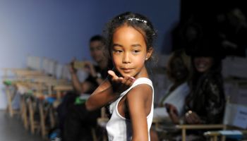 Chance Combs at Swarovski Childrens' fashion show in NYC