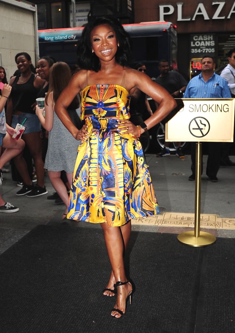 They know who Brandy is now. The singer/actress was snapped ahead of her Broadway show.