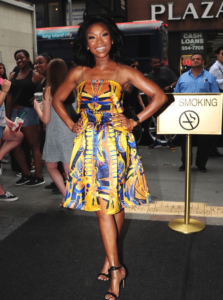 They know who Brandy is now. The singer/actress was snapped ahead of her Broadway show.