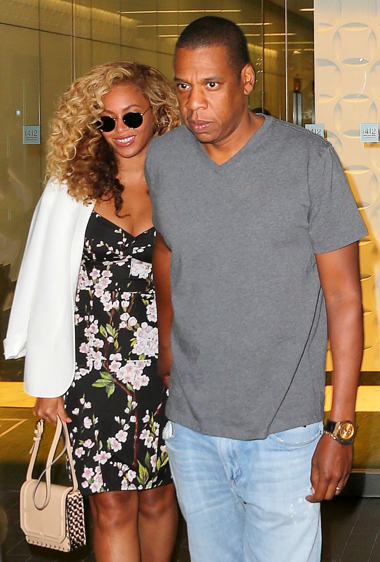 Relationship Goals. Jay Z and Beyonce left their NYC office together after a hard day of running the world.