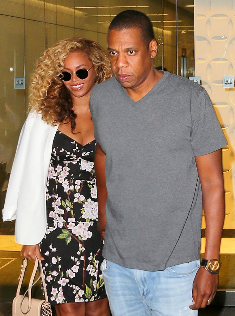 Relationship Goals. Jay Z and Beyonce left their NYC office together after a hard day of running the world.